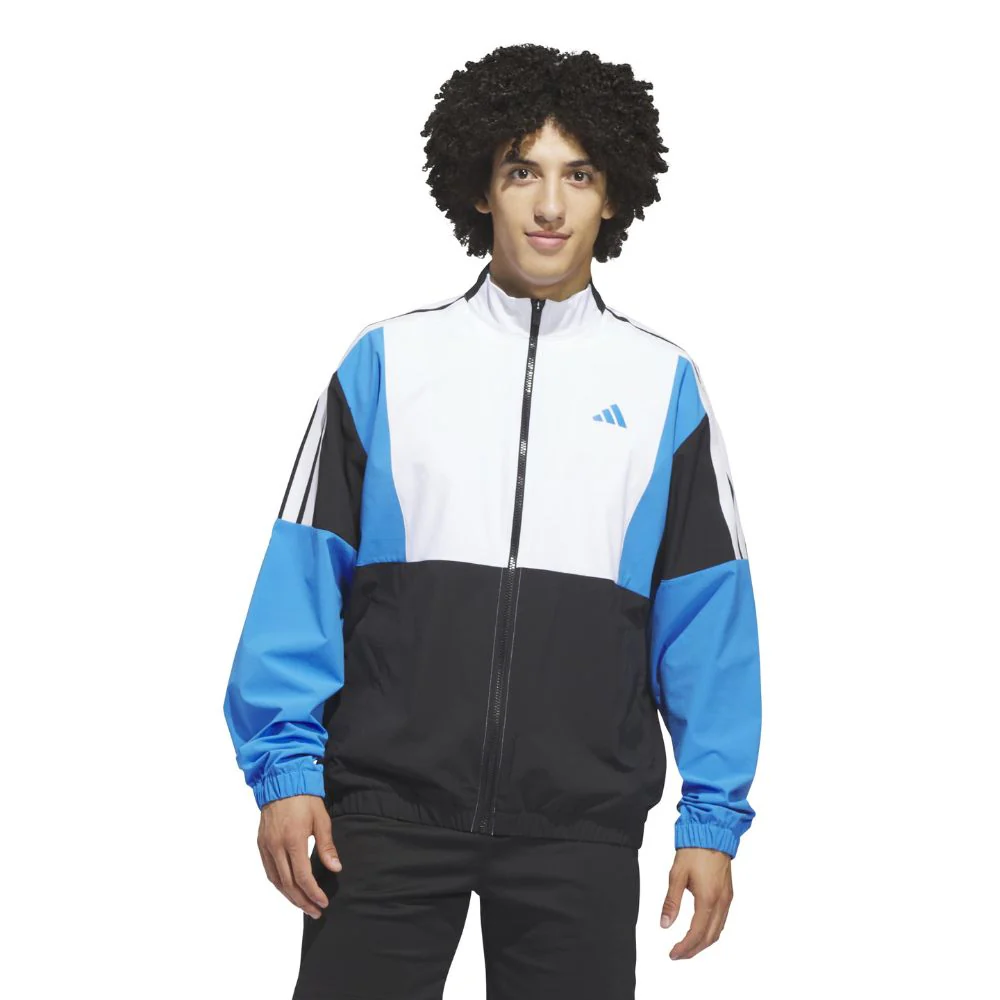 adidas Beyond Twist Weave Full Zip Men's Golf Windbreaker Jacket 2026 - JZ7004 - Image 2