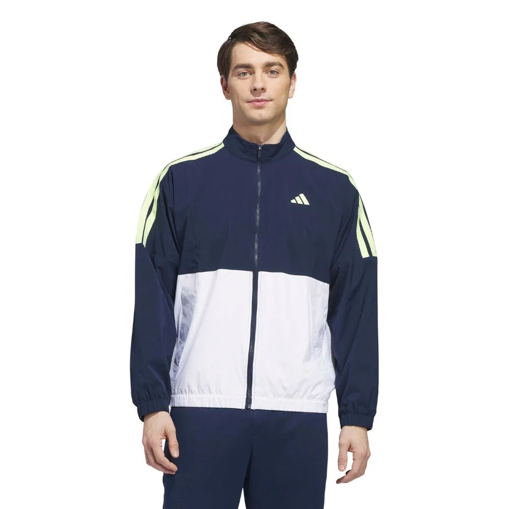 adidas Beyond Twistweave Men's Full Zip Windbreaker Golf Top 2026 - KG9102 - Image 2