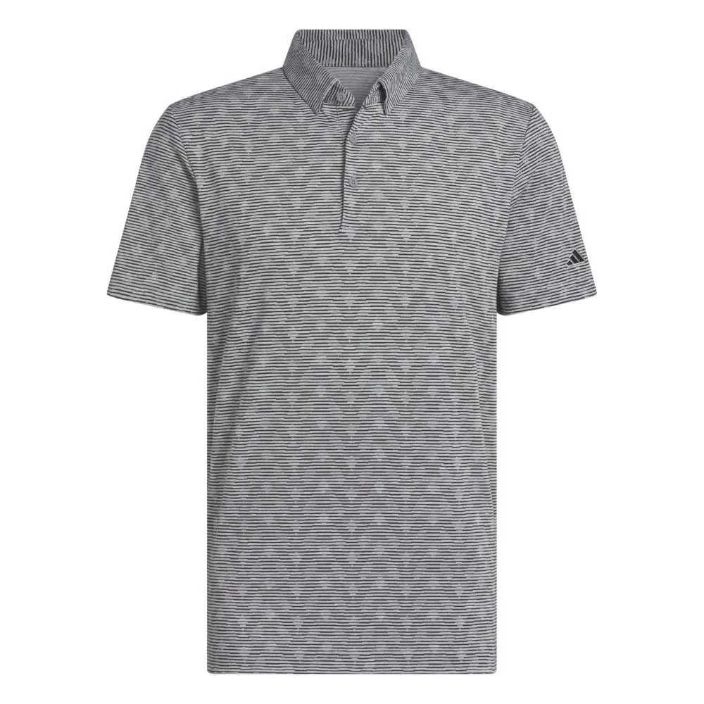 adidas Go-To Stripe Mens Golf Polo Shirt 2025 - JF4932