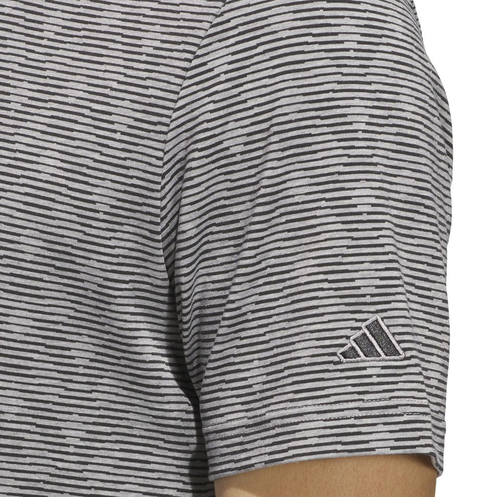 adidas Go-To Stripe Mens Golf Polo Shirt 2025 - JF4932 - Image 4
