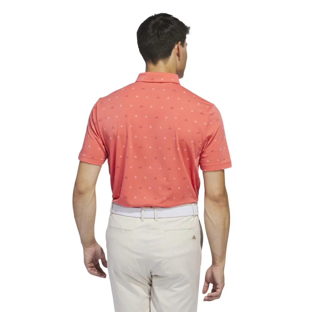 adidas Go-To Print 2 Golf Polo Shirt IS7333 - Image 3