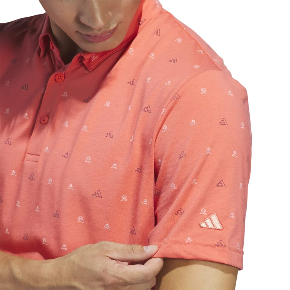 adidas Go-To Print 2 Golf Polo Shirt IS7333 - Image 4