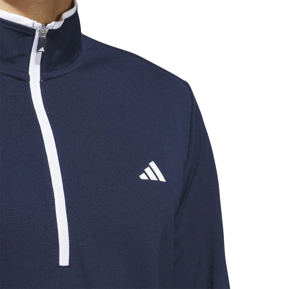 adidas Core Lightweight Men's 1/4 Zip Golf Pullover Top - IU4511 - Image 4