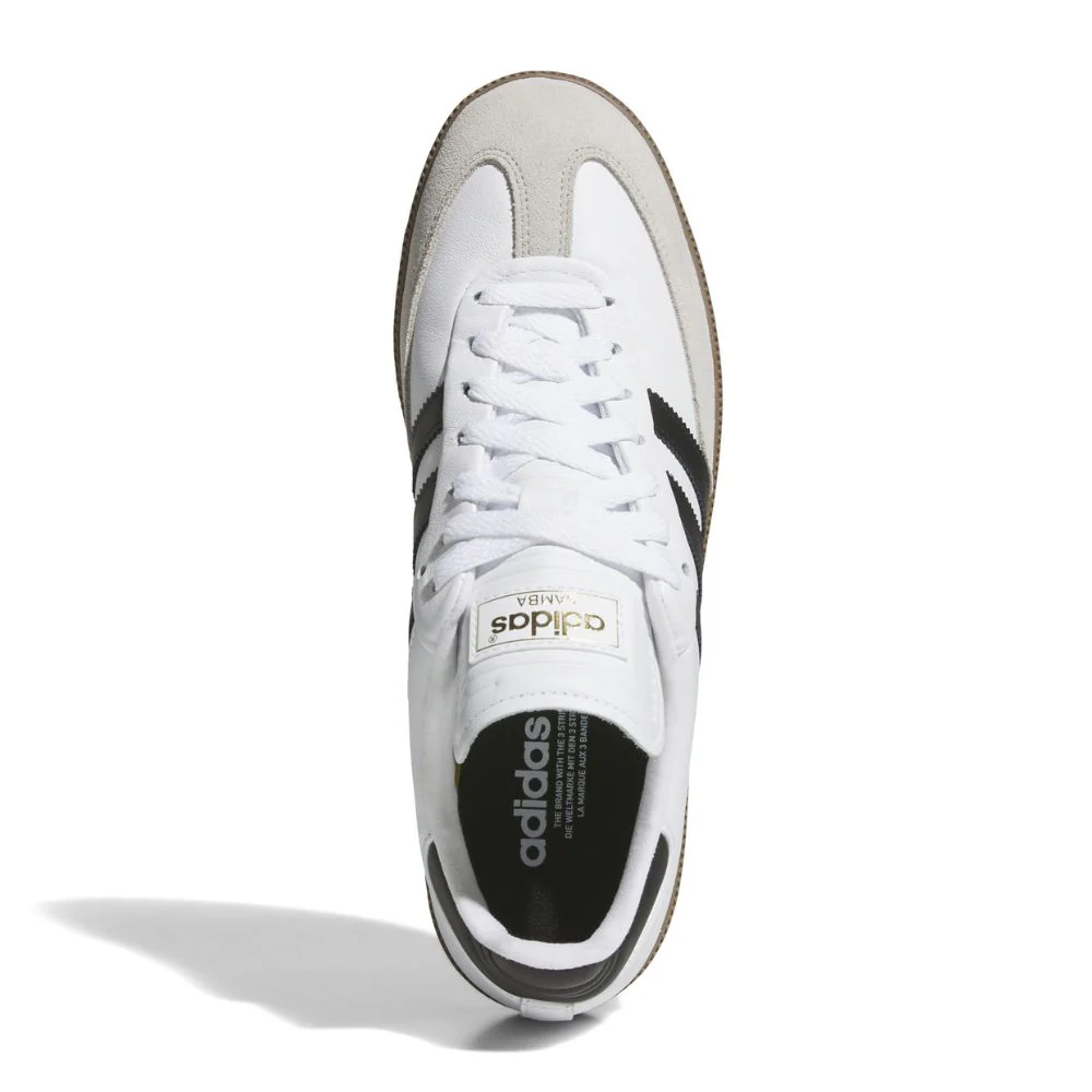 adidas Golf Originals Samba Golf Shoes JH6149 - White / Black - Image 2