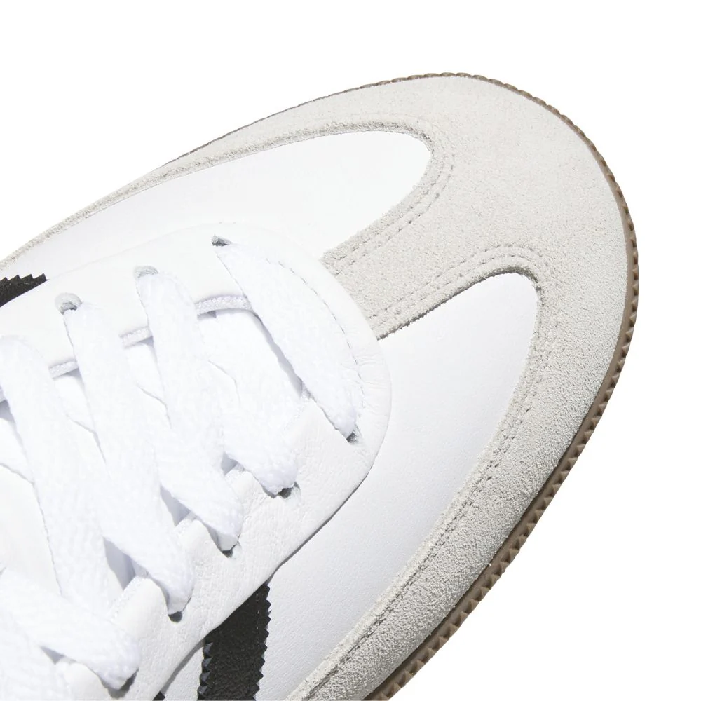 adidas Golf Originals Samba Golf Shoes JH6149 - White / Black - Image 6