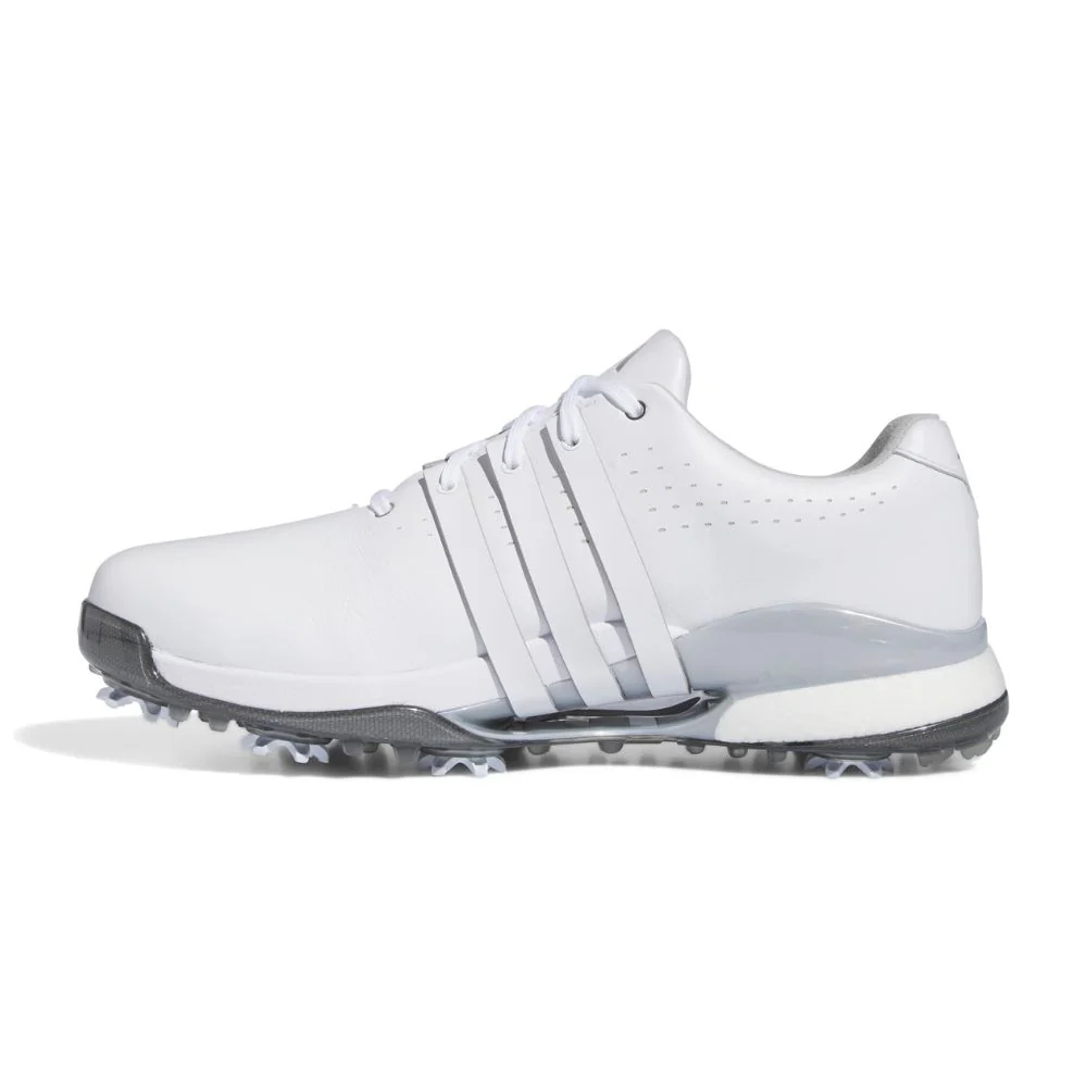 adidas Tour360 24 Men's Leather Spiked Golf Shoes 2026 - IF0248 Wide Fit - Image 4