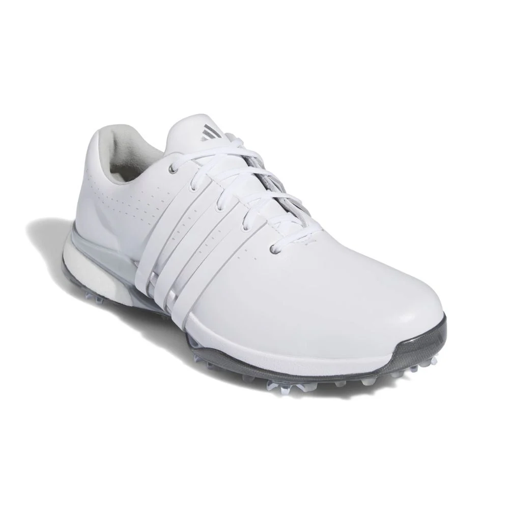 adidas Tour360 24 Men's Leather Spiked Golf Shoes 2026 - IF0248 Wide Fit - Image 5
