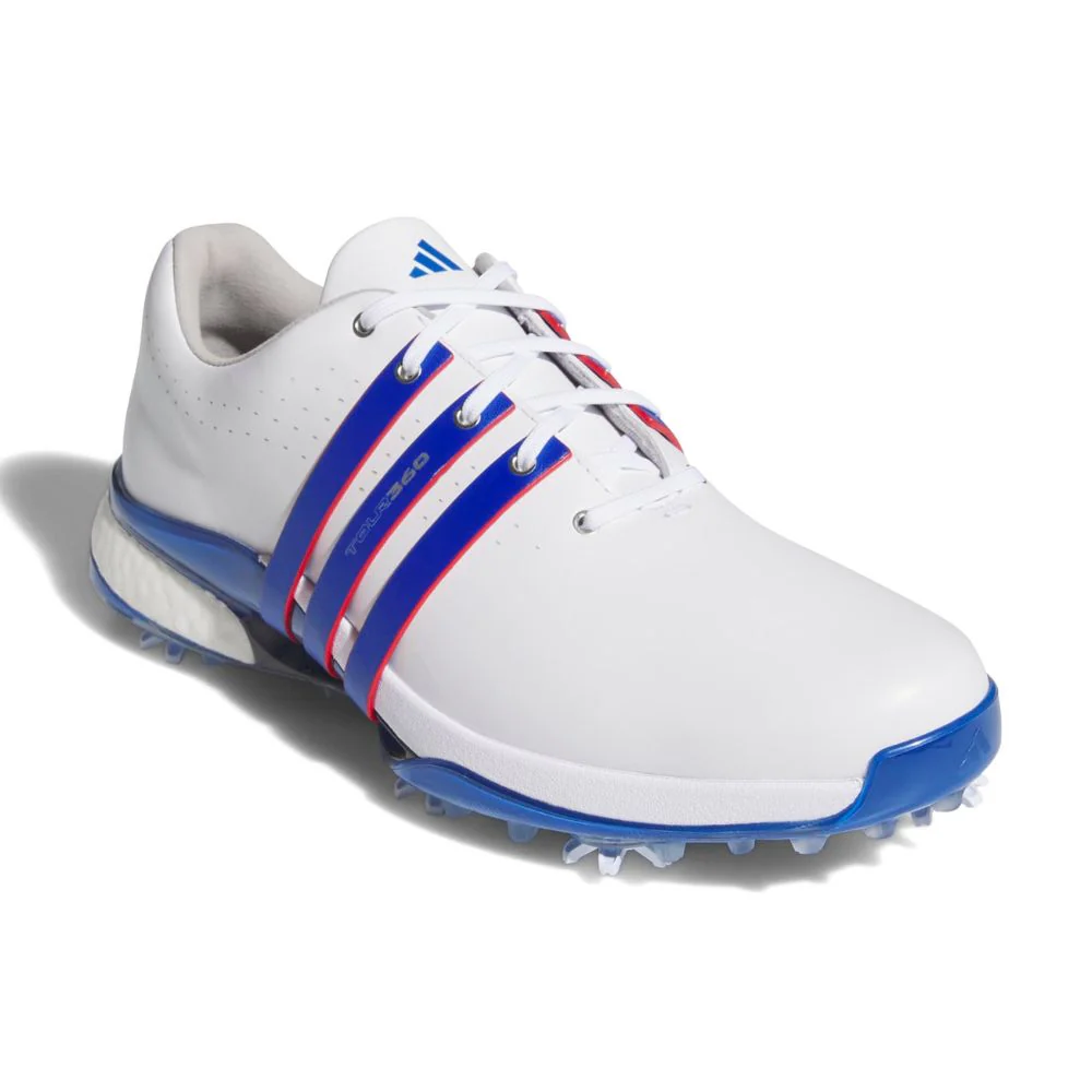 adidas Tour360 24 Men's Leather Spiked Golf Shoes 2026 - HQ0043 - Image 5