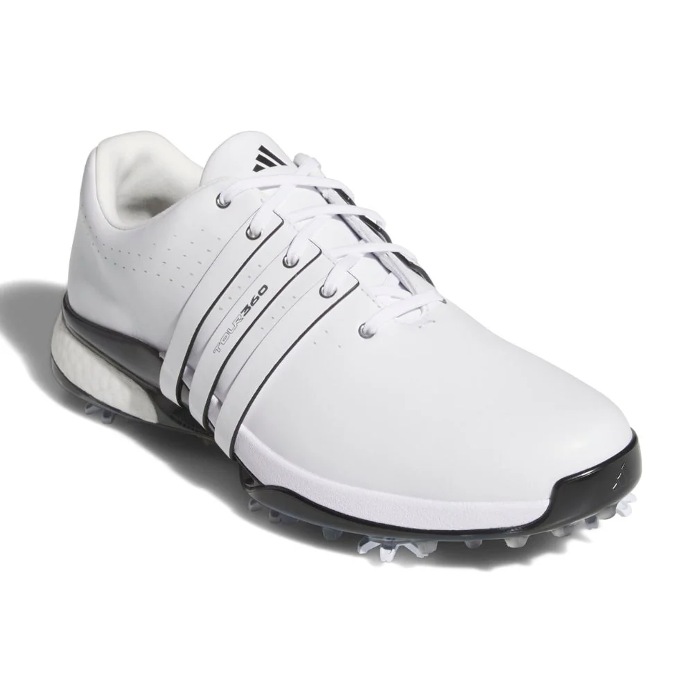 adidas Tour360 24 Men's Leather Spiked Golf Shoes 2026 - HQ0044 - Image 5