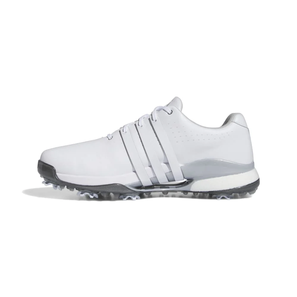 adidas Tour360 24 Men's Leather Spiked Golf Shoes - IF0244 - Image 4