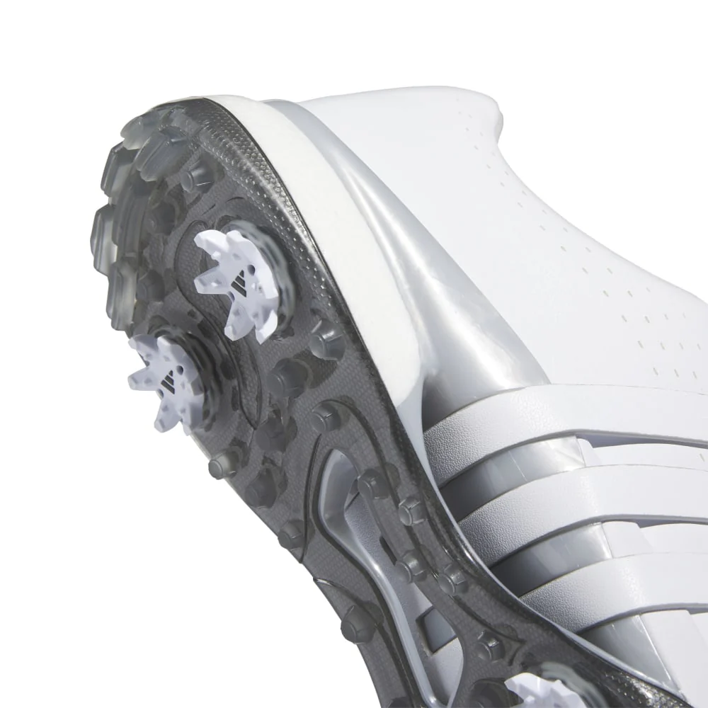 adidas Tour360 24 Men's Leather Spiked Golf Shoes - IF0244 - Image 6