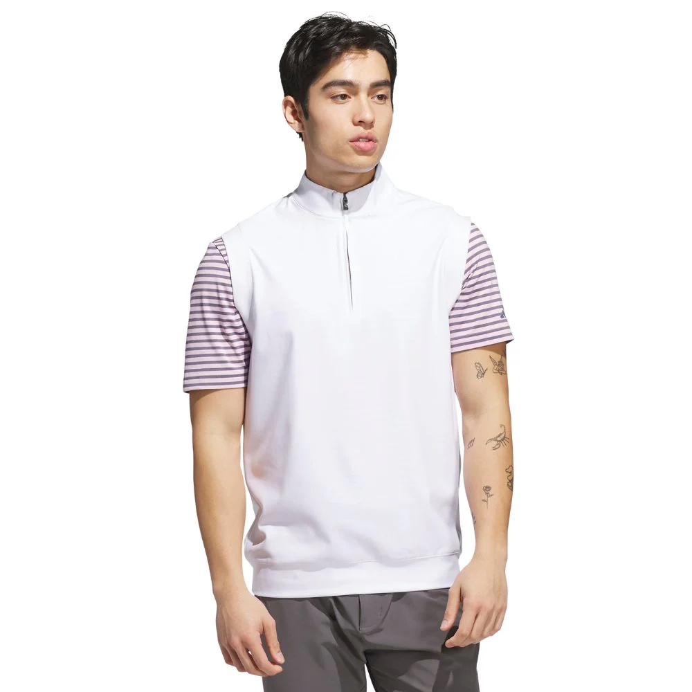 adidas Ultimate365 Classic 1/4 Zip Men's Golf Vest 2026 - JL5326 - Image 2