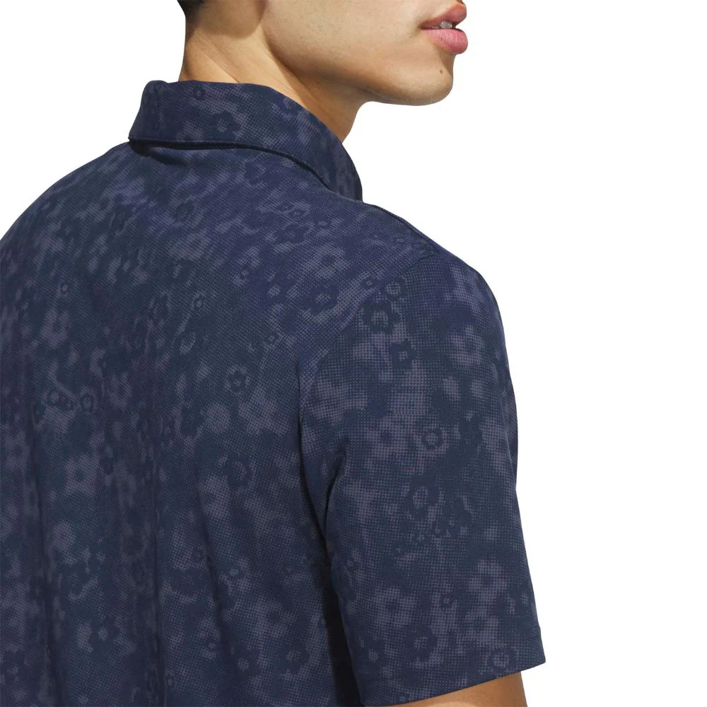 adidas Ultimate365+ Climacool Butterspun Mighty Blossom Print Men's Golf Polo 2026 - KU1175 - Image 3