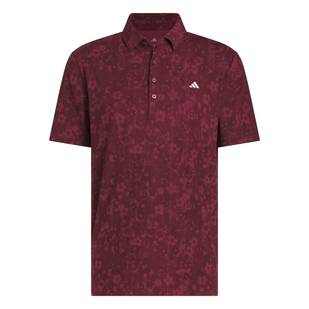 adidas Ultimate365+ Climacool Butterspun Mighty Blossom Print Men's Golf Polo 2026 - KU1176