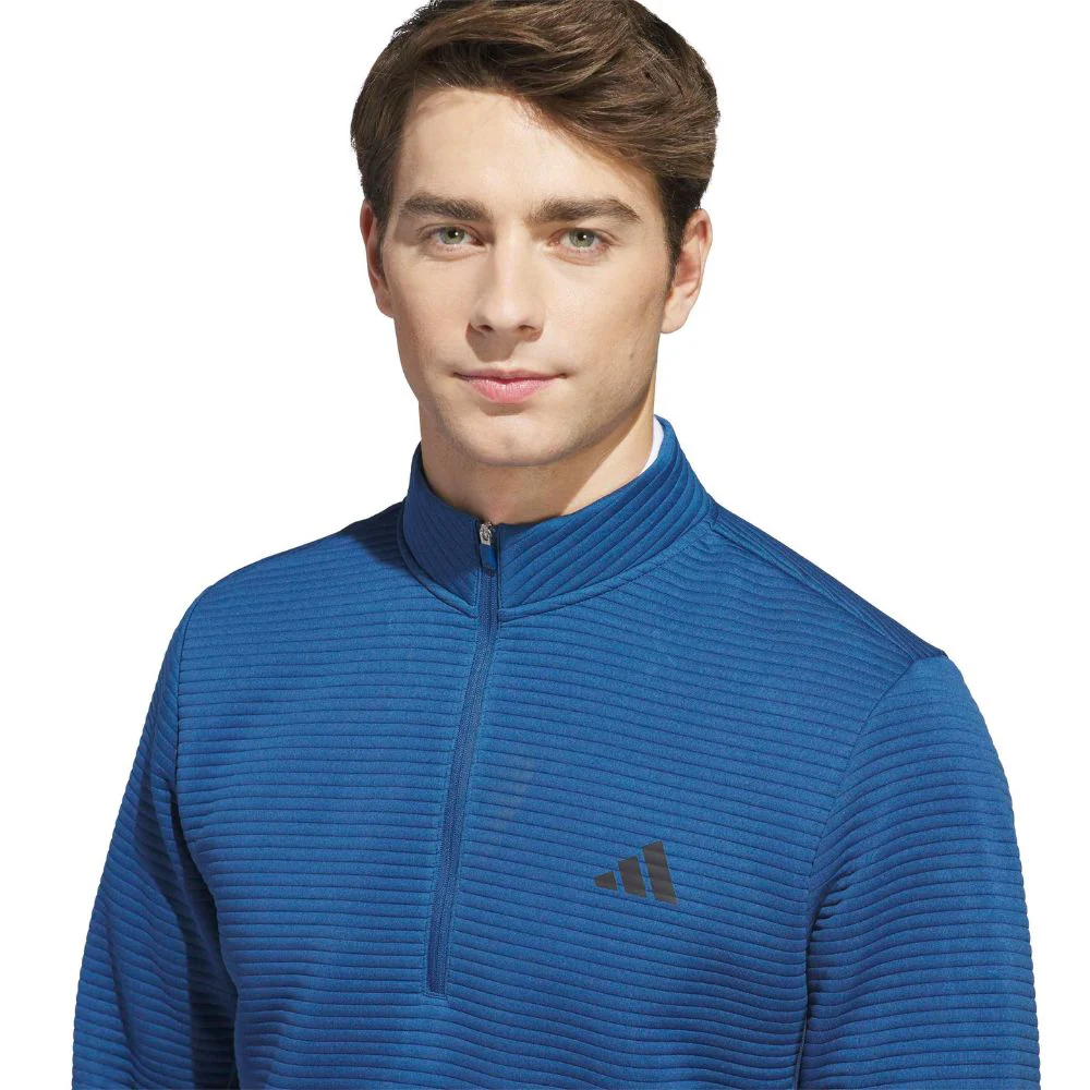 adidas Ultimate365 DWR Textured 1/4 Zip Men's Golf Pullover 2026 - KB9267 - Image 4