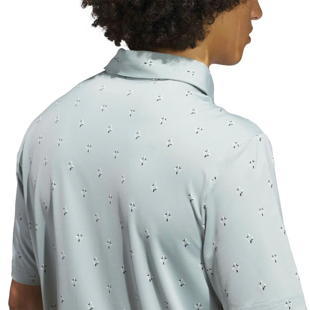 adidas Ultimate365 Essence Print ClimaCool Men's Golf Polo 2026 - KB1374 - Image 6