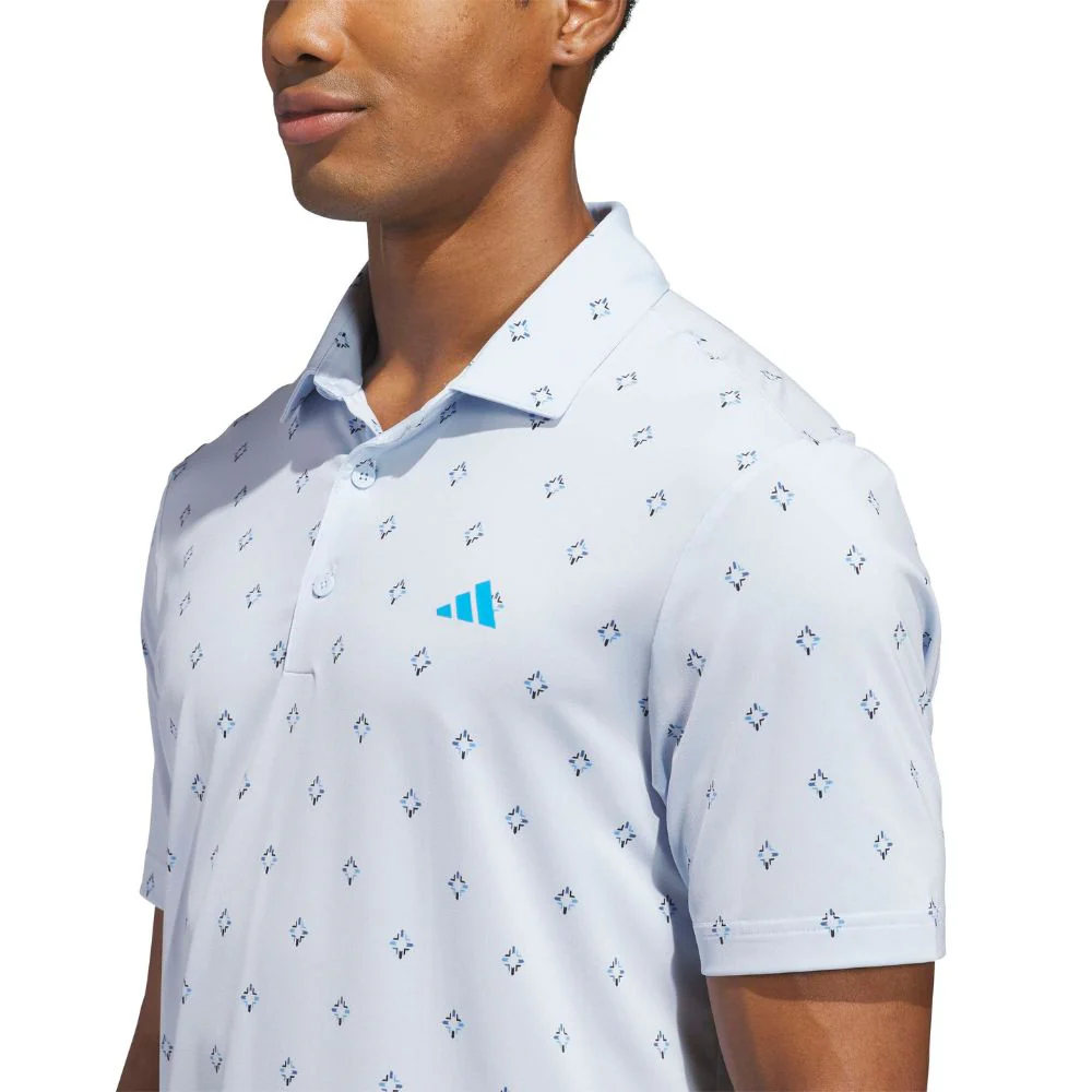 adidas Ultimate365 Essence Print ClimaCool Men's Golf Polo 2026 - KB1375 - Image 4