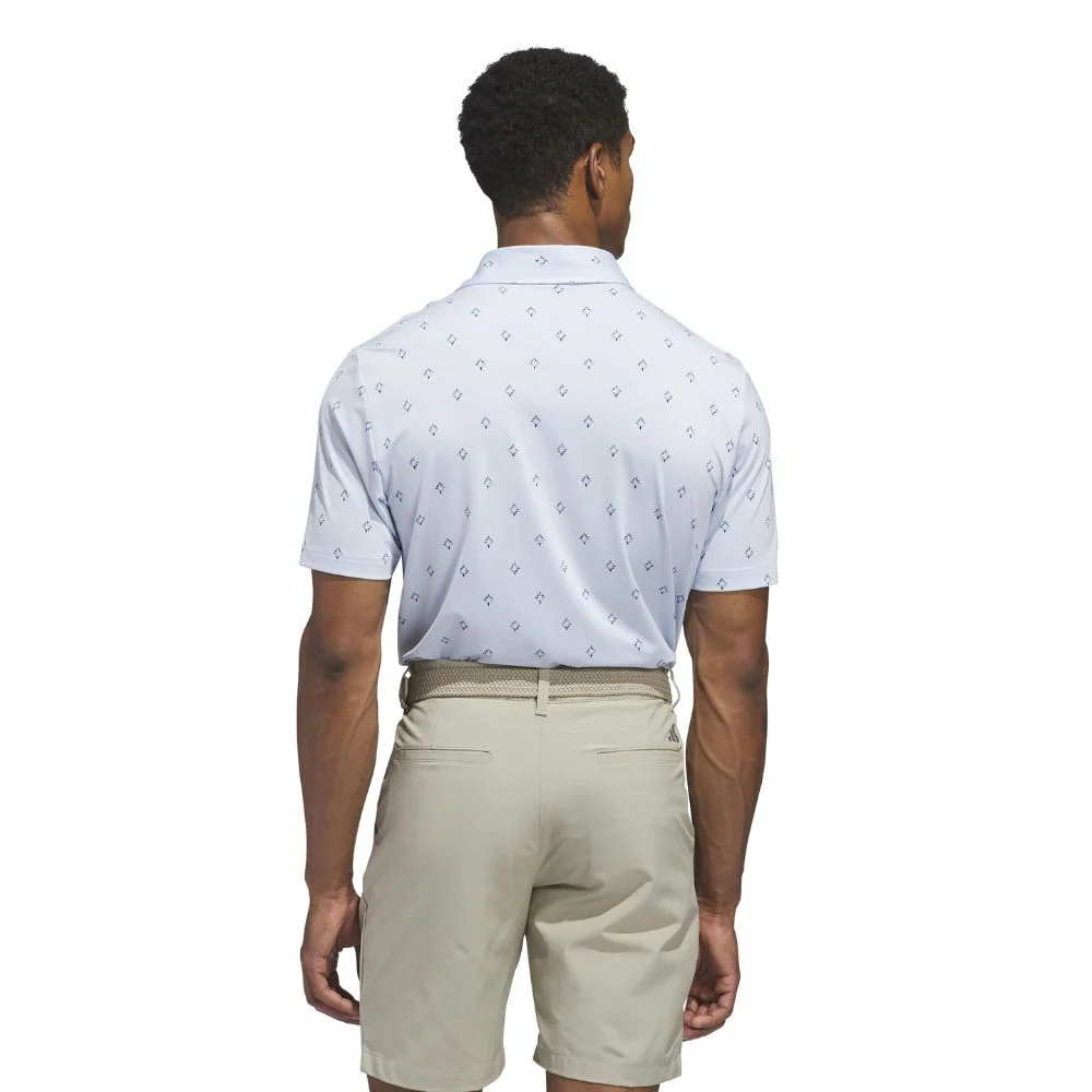 adidas Ultimate365 Essence Print ClimaCool Men's Golf Polo 2026 - KB1375 - Image 6