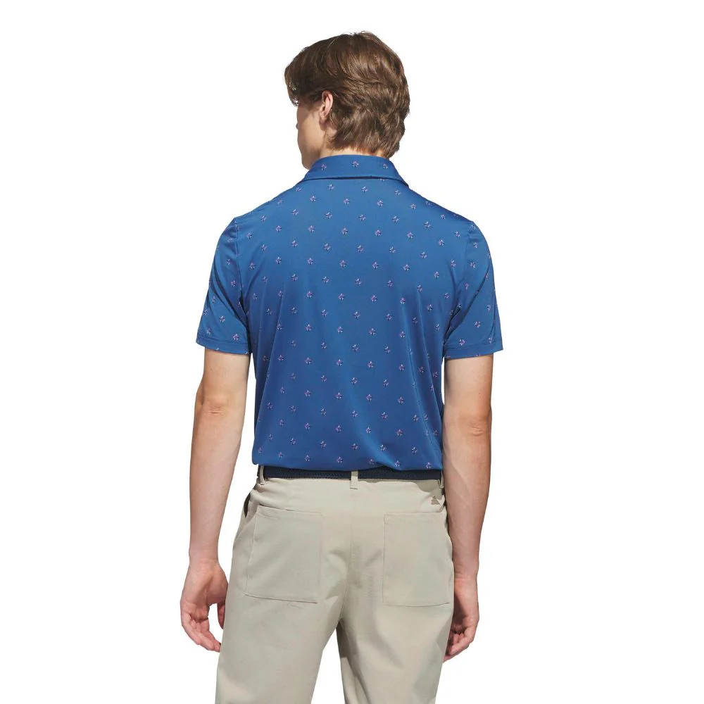 adidas Ultimate365 Essence Print ClimaCool Men's Golf Polo 2026 - KB1376 - Image 3