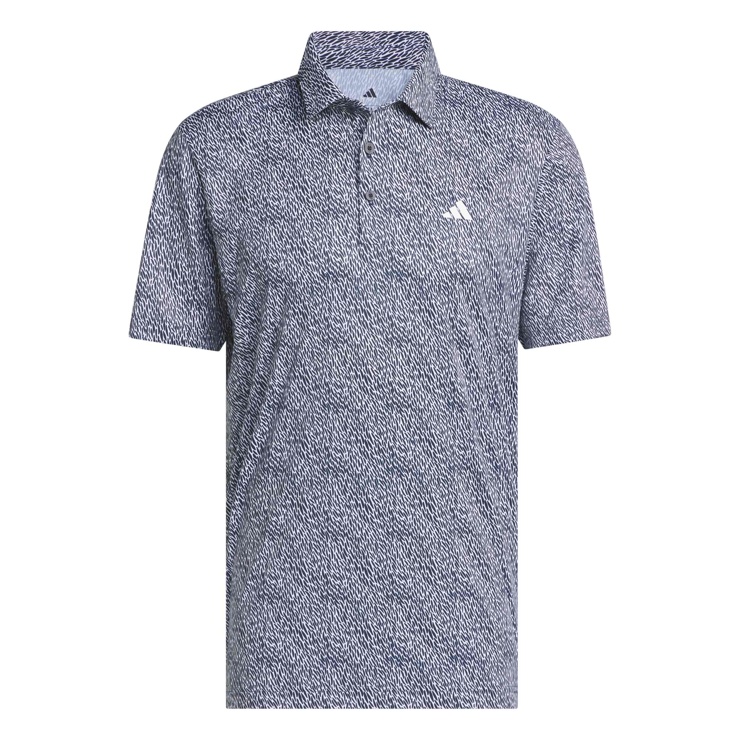 adidas Ultimate365 Feather Print Men's Golf Polo 2026 - KR9521