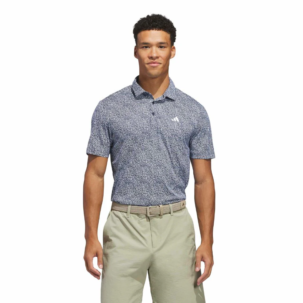 adidas Ultimate365 Feather Print Men's Golf Polo 2026 - KR9521 - Image 2