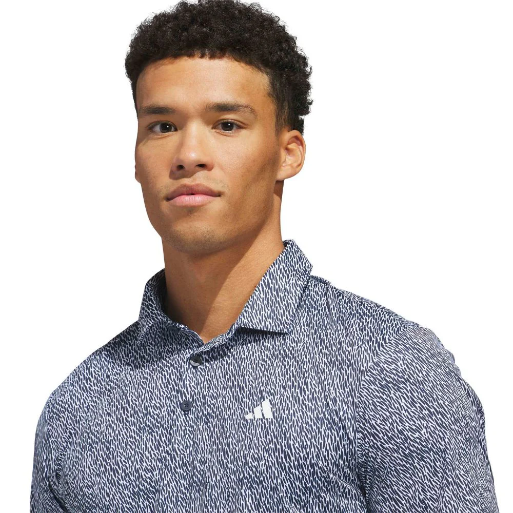 adidas Ultimate365 Feather Print Men's Golf Polo 2026 - KR9521 - Image 5