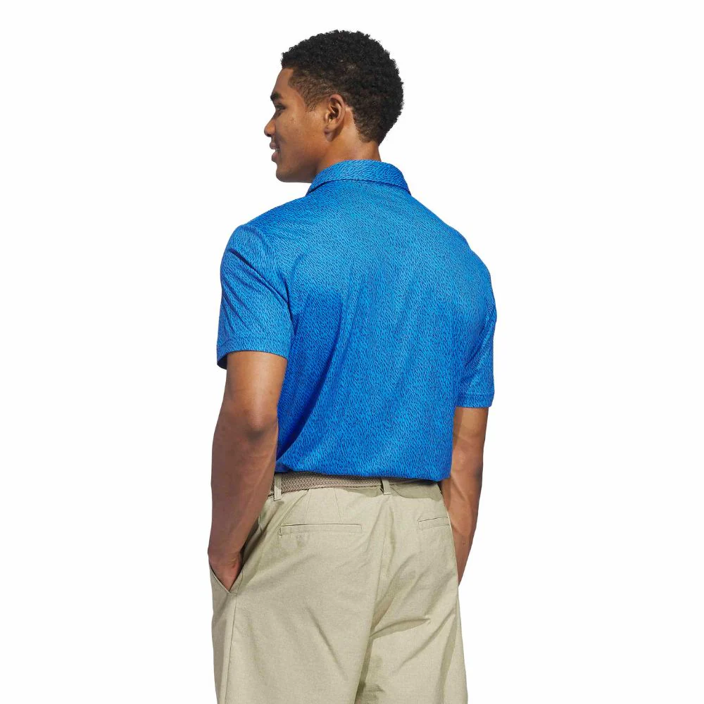 adidas Ultimate365 Feather Print Men's Golf Polo 2026 - KR9524 - Image 2