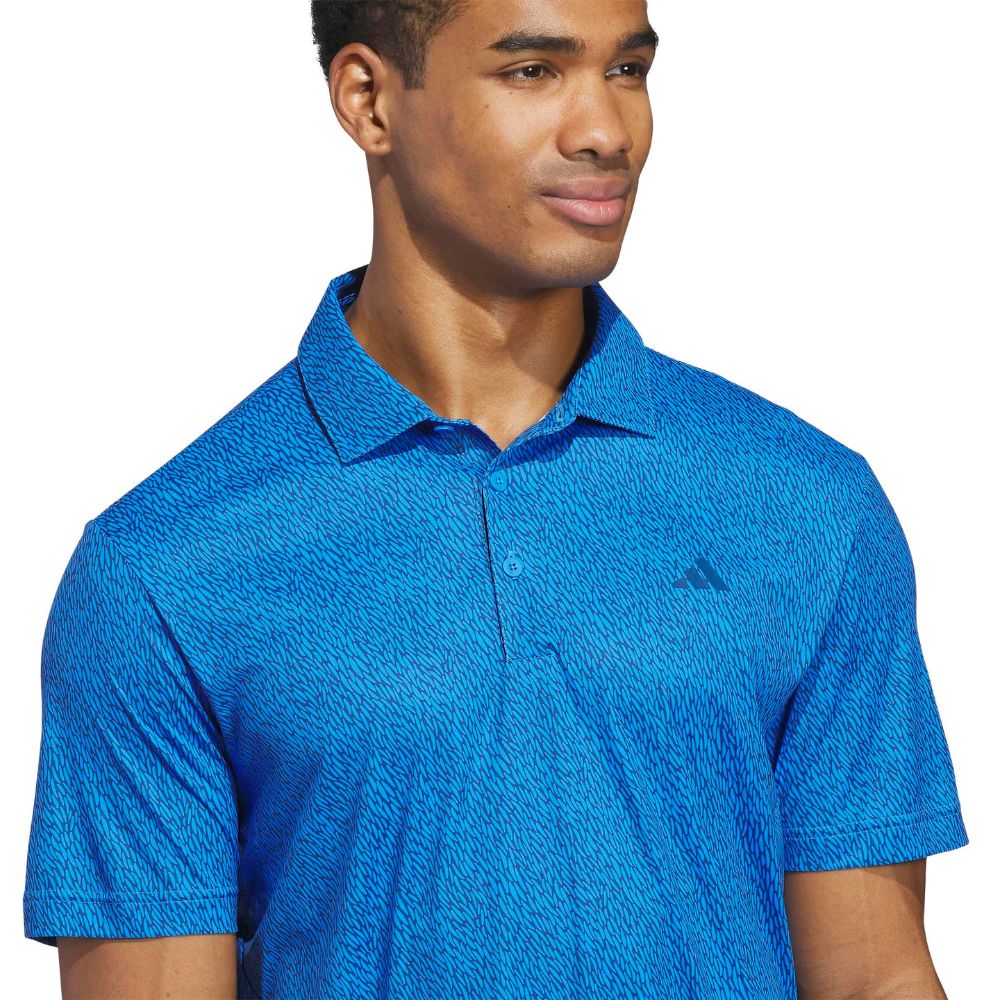 adidas Ultimate365 Feather Print Men's Golf Polo 2026 - KR9524 - Image 5