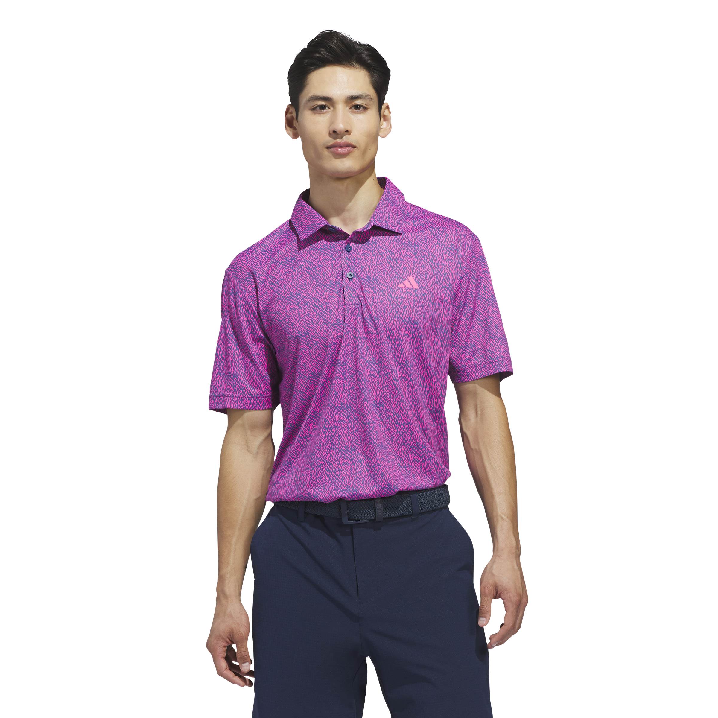 adidas Ultimate365 Feather Print Men's Golf Polo 2026 - KR9526 - Image 2