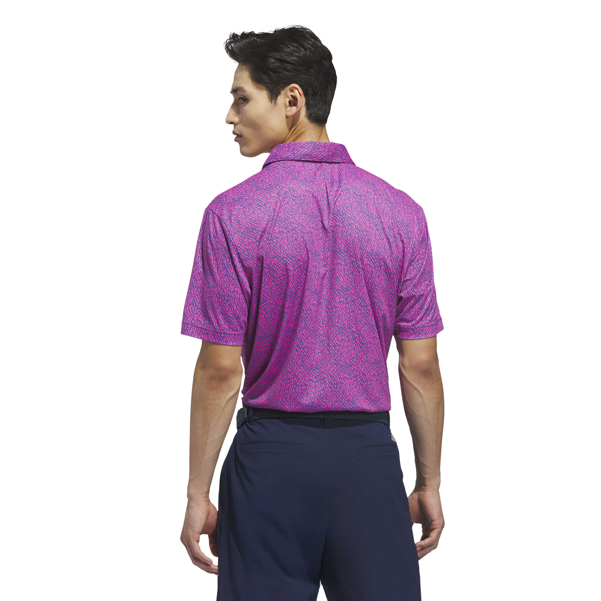 adidas Ultimate365 Feather Print Men's Golf Polo 2026 - KR9526 - Image 3