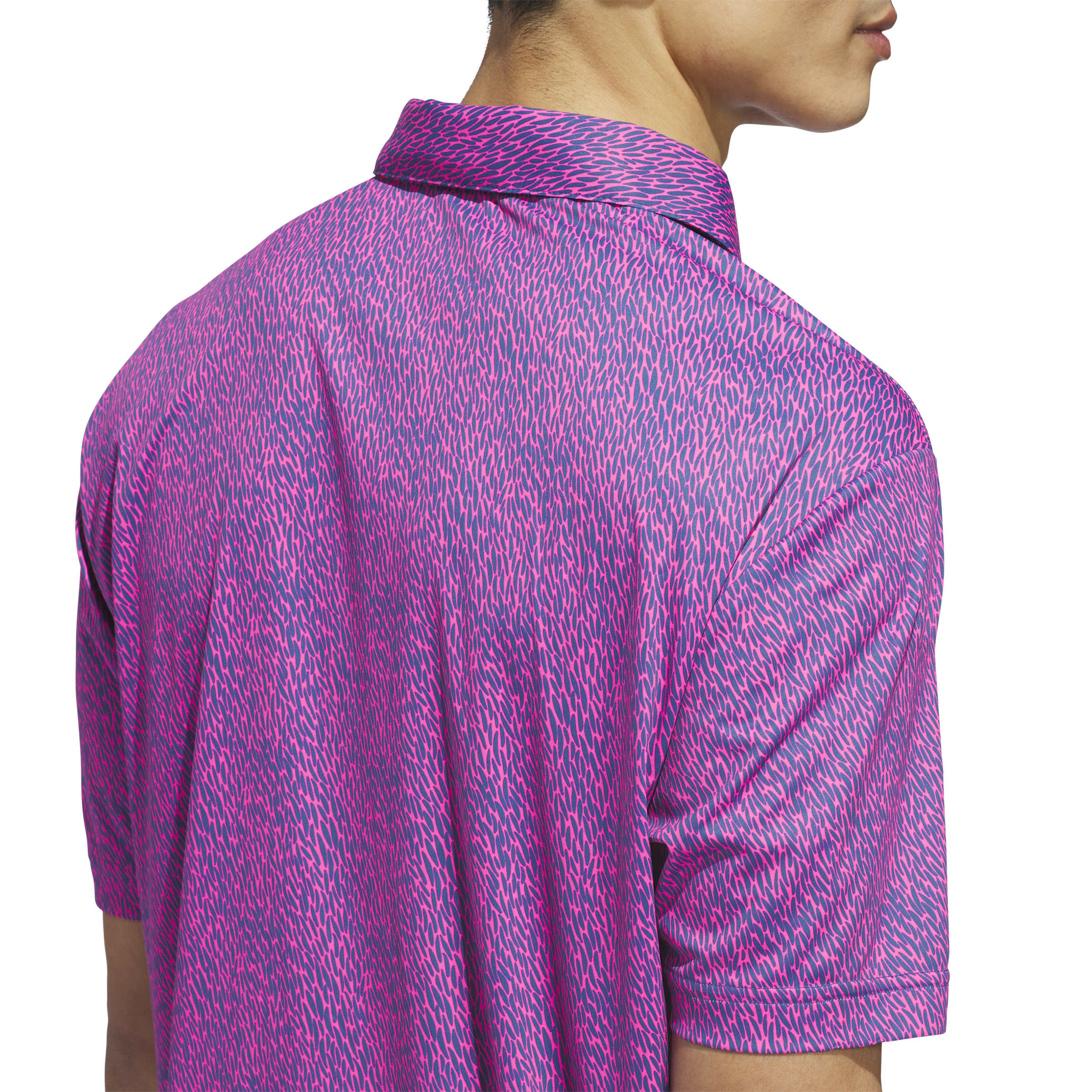 adidas Ultimate365 Feather Print Men's Golf Polo 2026 - KR9526 - Image 5