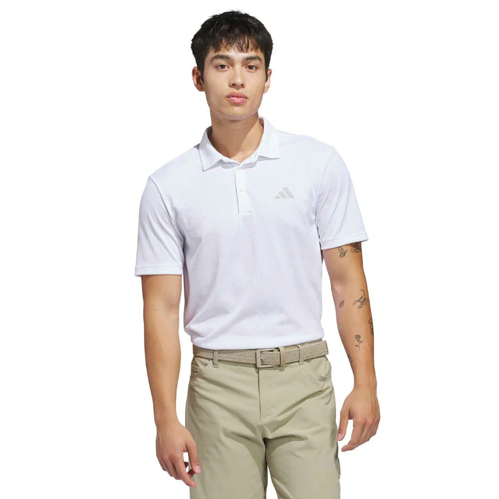 adidas Ultimate365 Jacquard Men's Golf Polo 2026 - KE7712 - Image 2