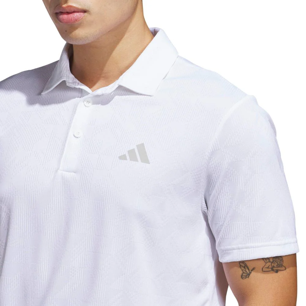 adidas Ultimate365 Jacquard Men's Golf Polo 2026 - KE7712 - Image 4
