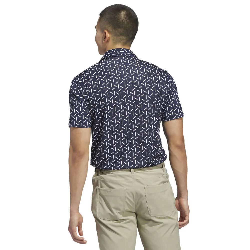 adidas Ultimate365 Mesh Print ClimaCool Men's Golf Polo 2026 - KE7707 - Image 3