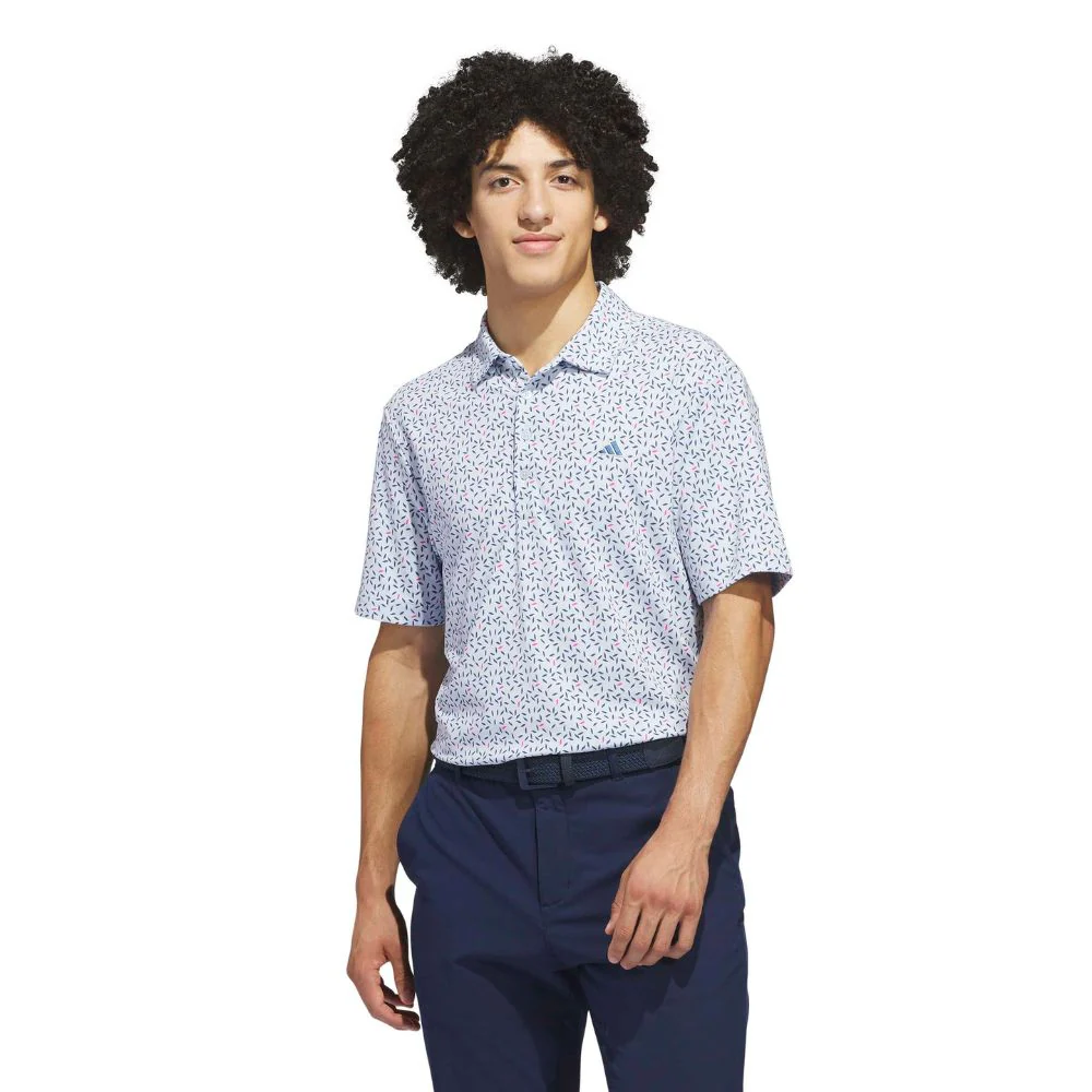adidas Ultimate365+ Soft Print Men's Golf Polo 2026 - KF0351 - Image 2