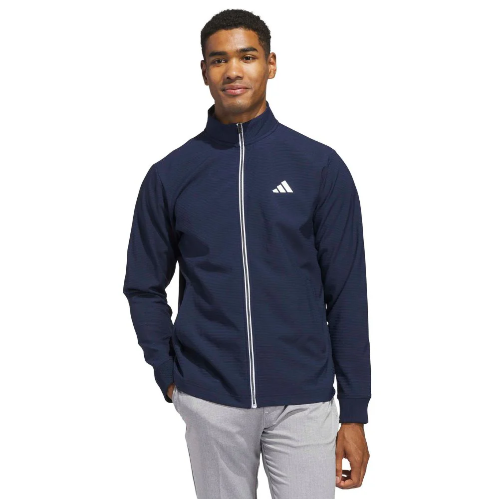 adidas Ultimate365 Textured Woven Full Zip Men's Golf Jacket 2026 - JY5237 - Image 2