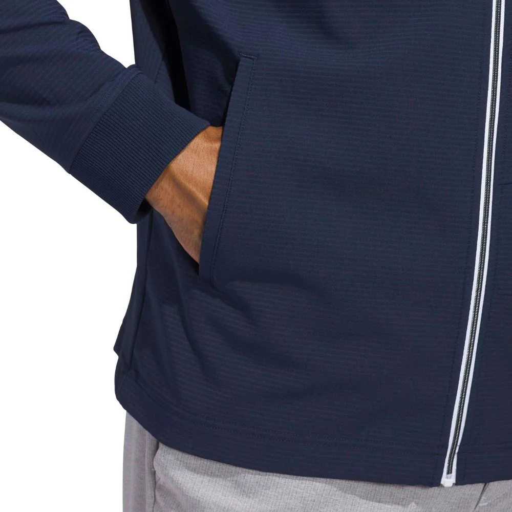 adidas Ultimate365 Textured Woven Full Zip Men's Golf Jacket 2026 - JY5237 - Image 4