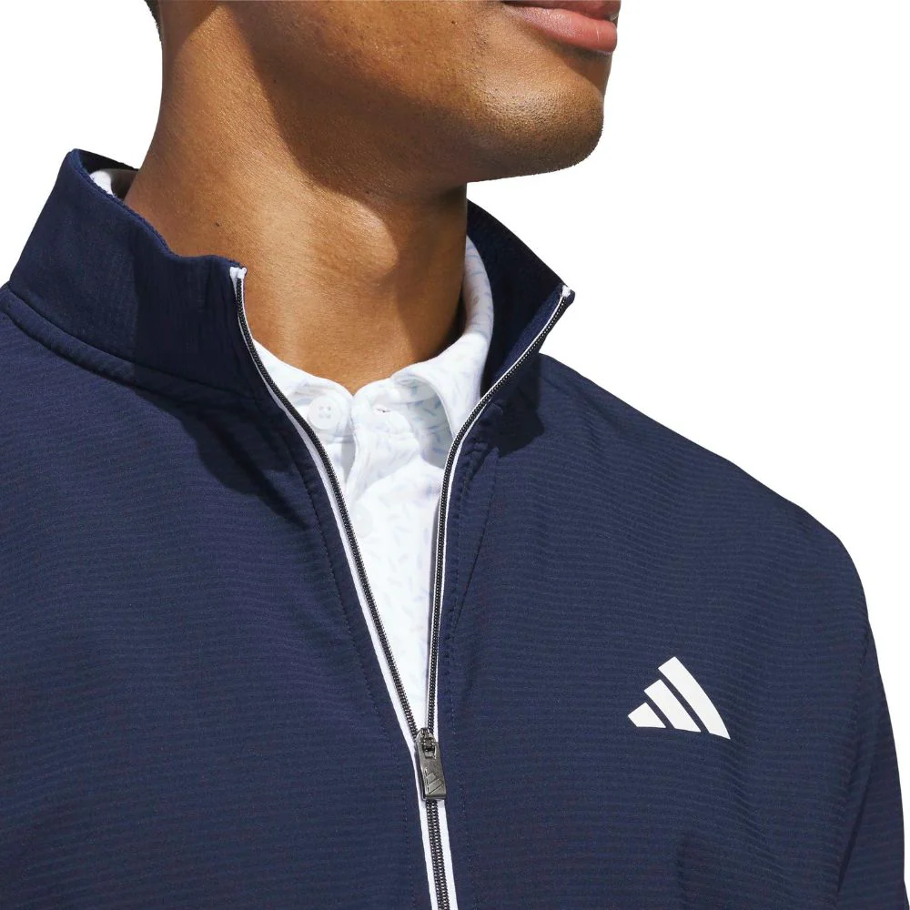 adidas Ultimate365 Textured Woven Full Zip Men's Golf Jacket 2026 - JY5237 - Image 5