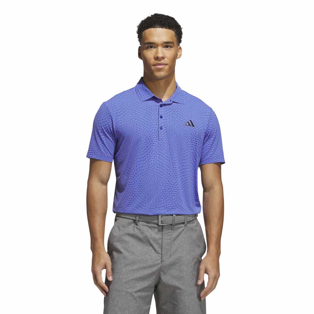 adidas Ultimate365 Men's Tour Cool Feel Deco Golf Polo 2026 - KG4642 - Image 2
