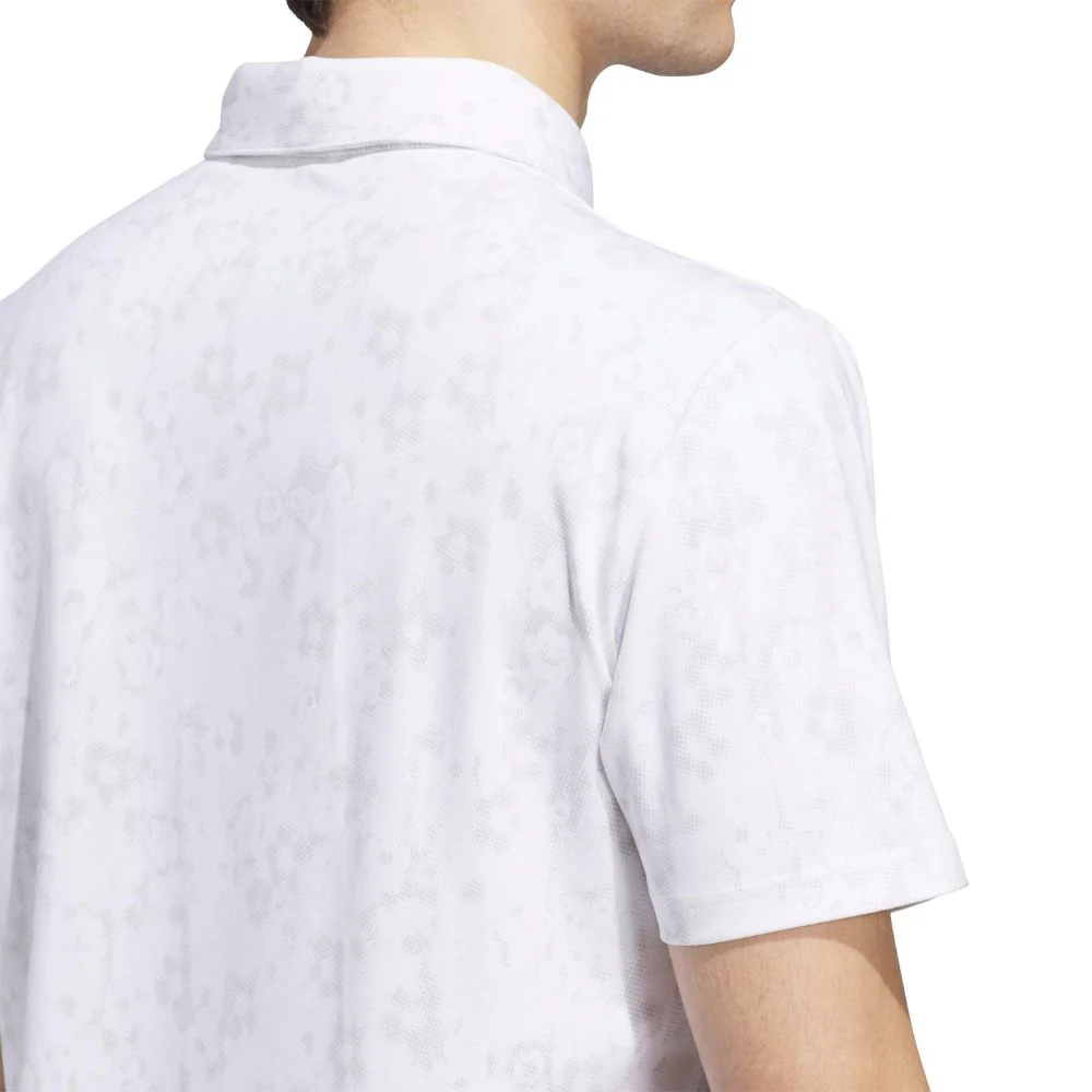 adidas Ultimate365+ Climacool Butterspun Mighty Blossom Print Men's Golf Polo 2026 - KU1174 - Image 3