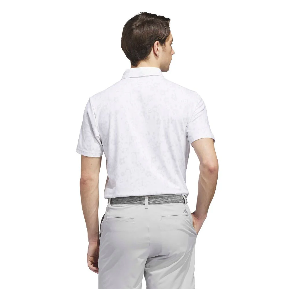 adidas Ultimate365+ Climacool Butterspun Mighty Blossom Print Men's Golf Polo 2026 - KU1174 - Image 5
