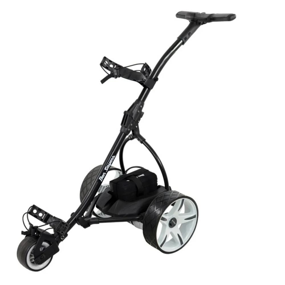 Ben Sayers 36 Hole Lithium Electric Golf Trolley - Black / White + Free £100 Gift Pack