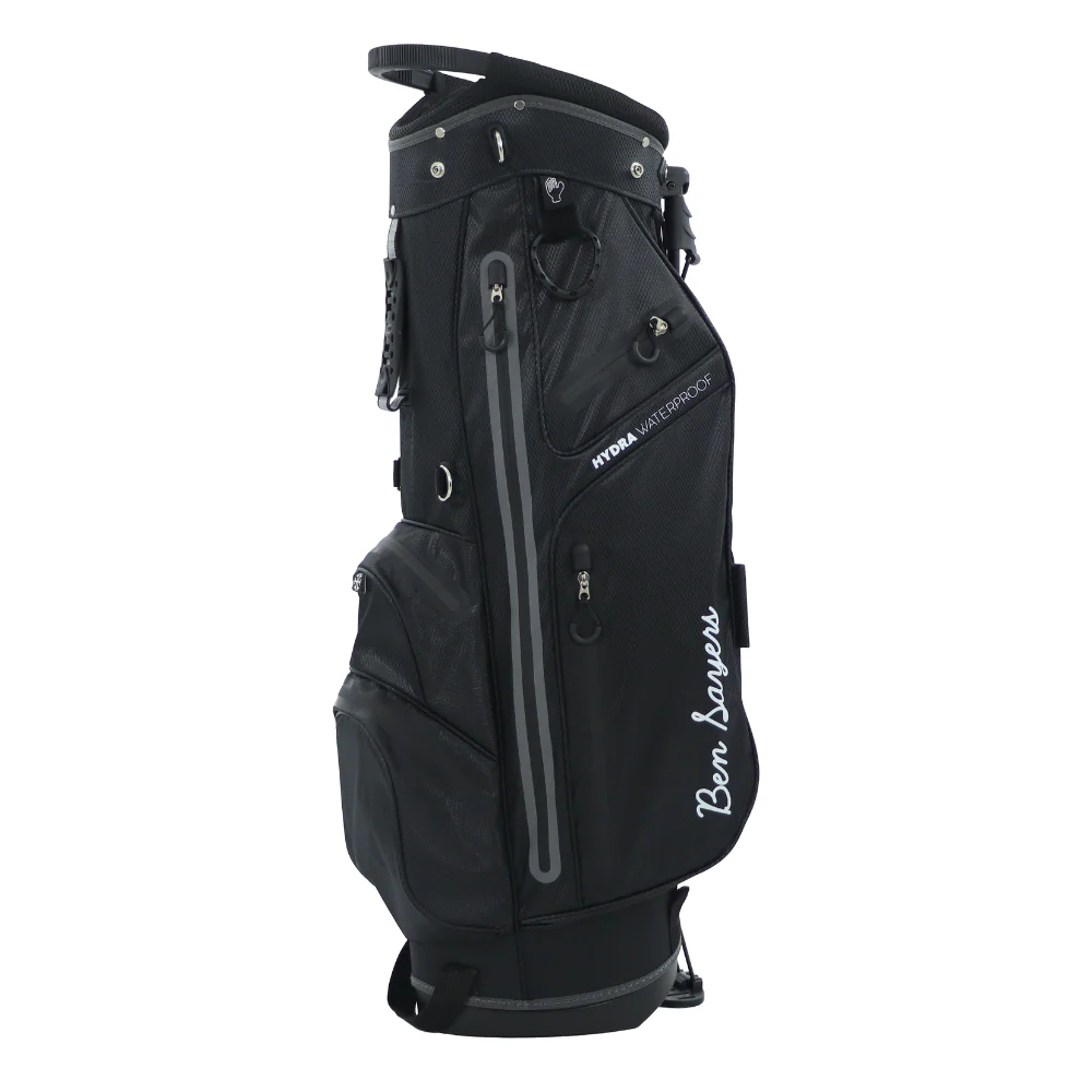 Ben Sayers Hydra Pro Waterproof Stand Bag 2025 - Black / Grey - Image 2
