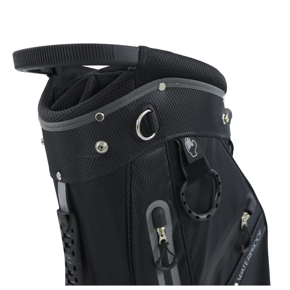 Ben Sayers Hydra Pro Waterproof Stand Bag 2025 - Black / Grey - Image 4