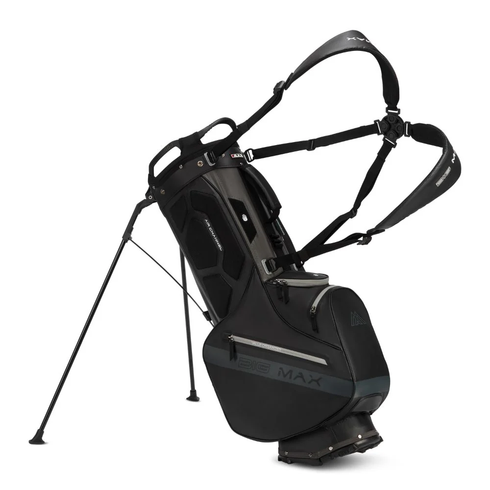 Big Max Aqua Eight H Golf Stand Bag 2026 - Black / Charcoal - Image 2
