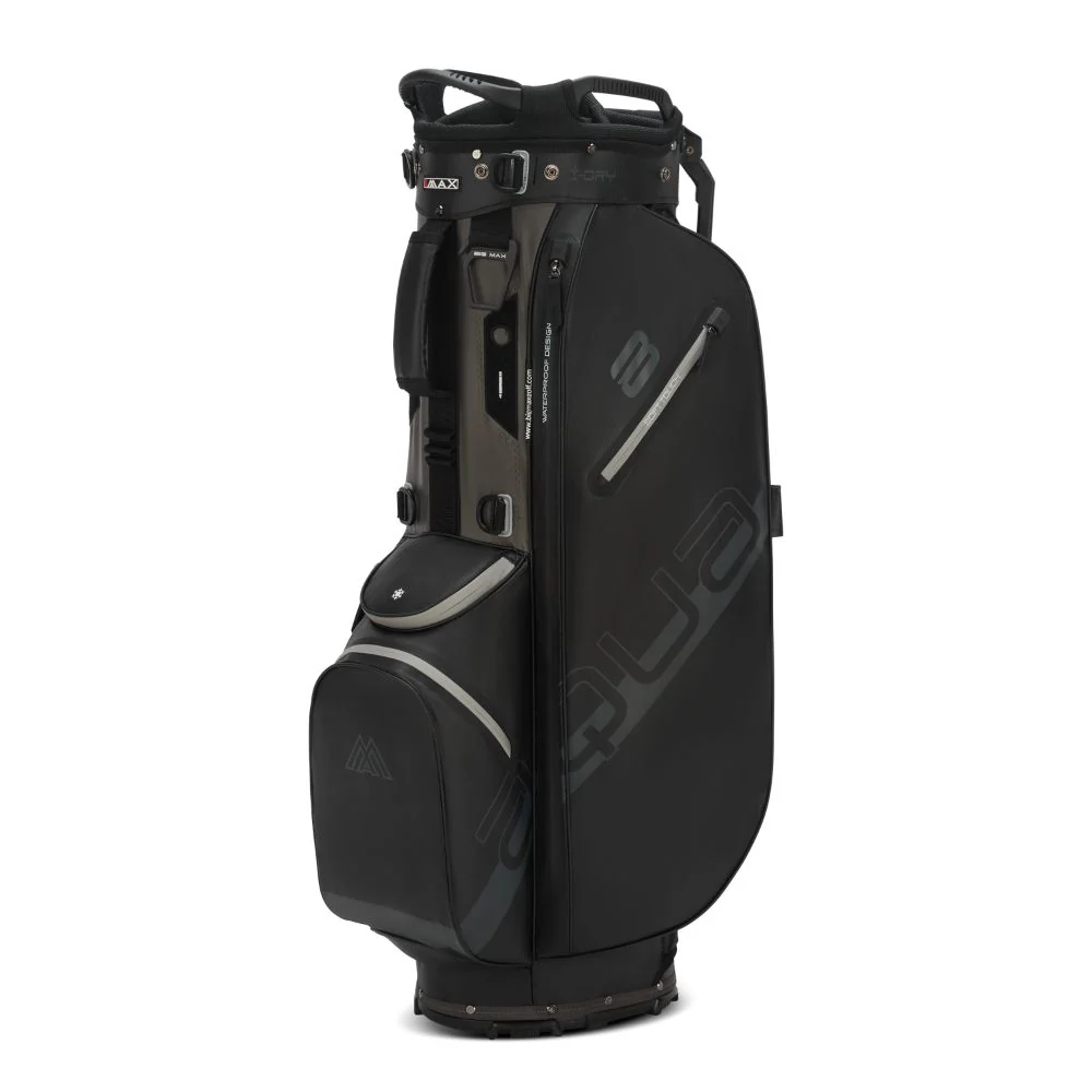 Big Max Aqua Eight H Golf Stand Bag 2026 - Black / Charcoal - Image 4