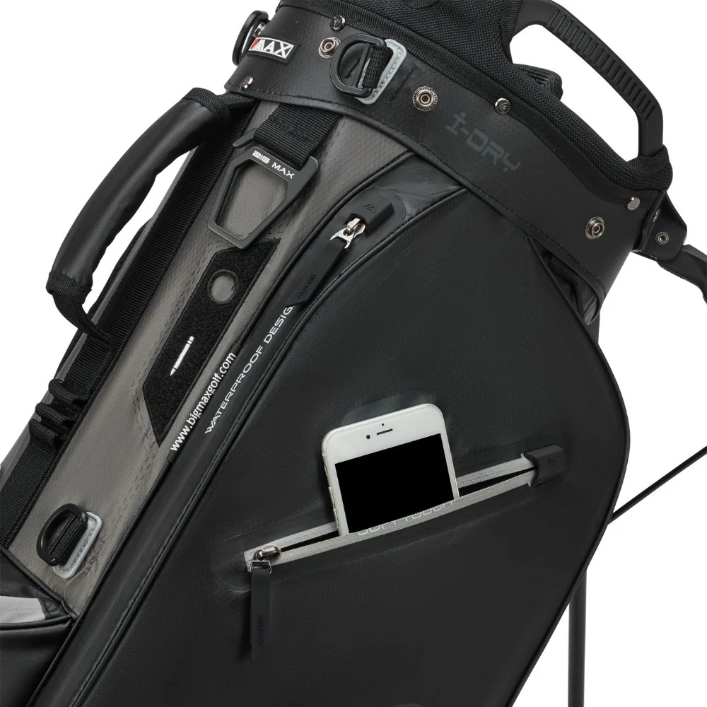 Big Max Aqua Eight H Golf Stand Bag 2026 - Black / Charcoal - Image 8