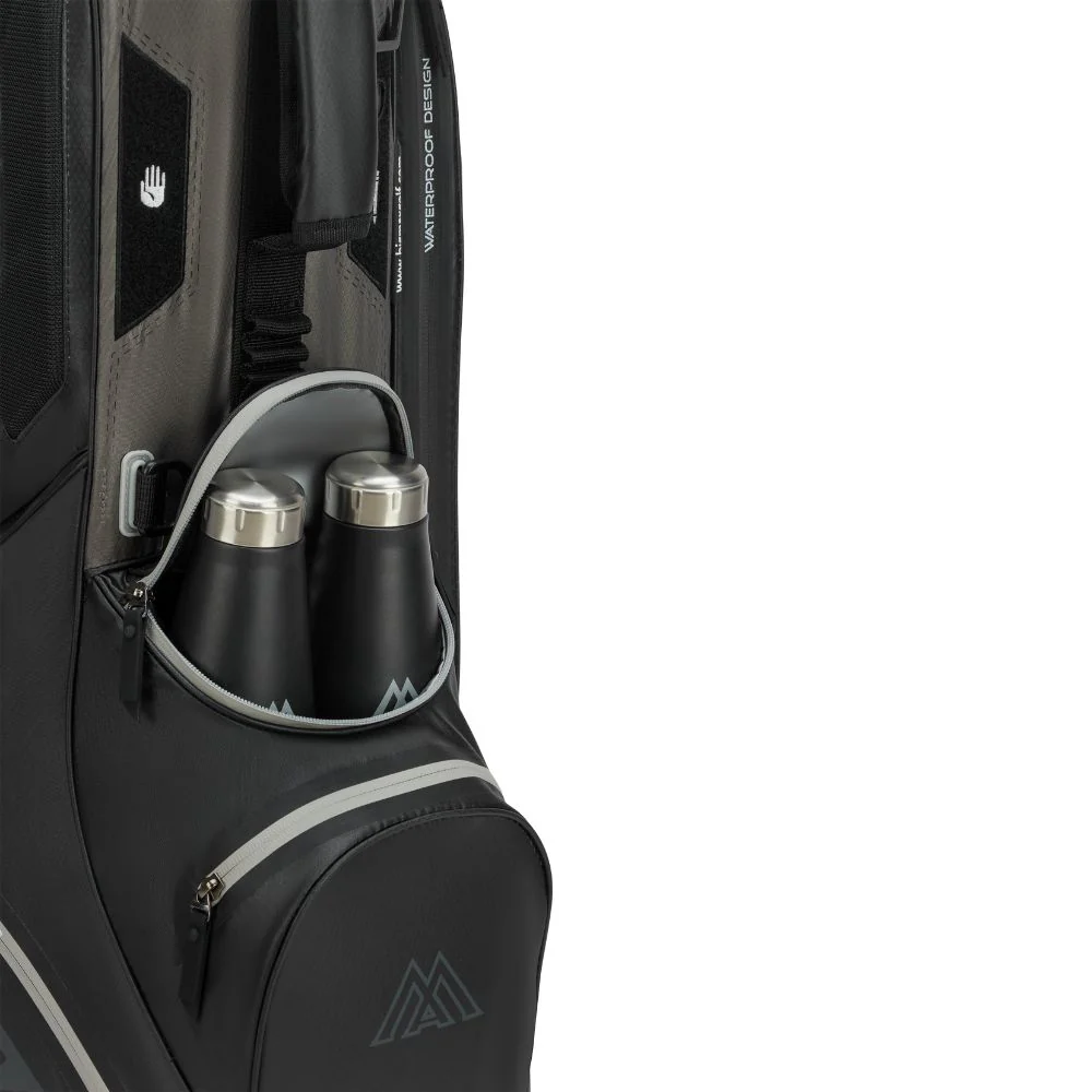 Big Max Aqua Eight H Golf Stand Bag 2026 - Black / Charcoal - Image 9