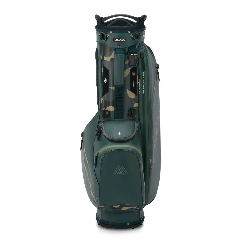 Big Max Aqua Eight H Golf Stand Bag 2026 - Forest Green / Green Camo - Image 3