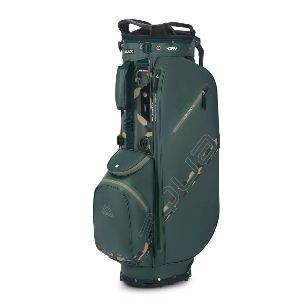 Big Max Aqua Eight H Golf Stand Bag 2026 - Forest Green / Green Camo - Image 4
